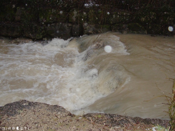 Le Nant d'Avril en crue