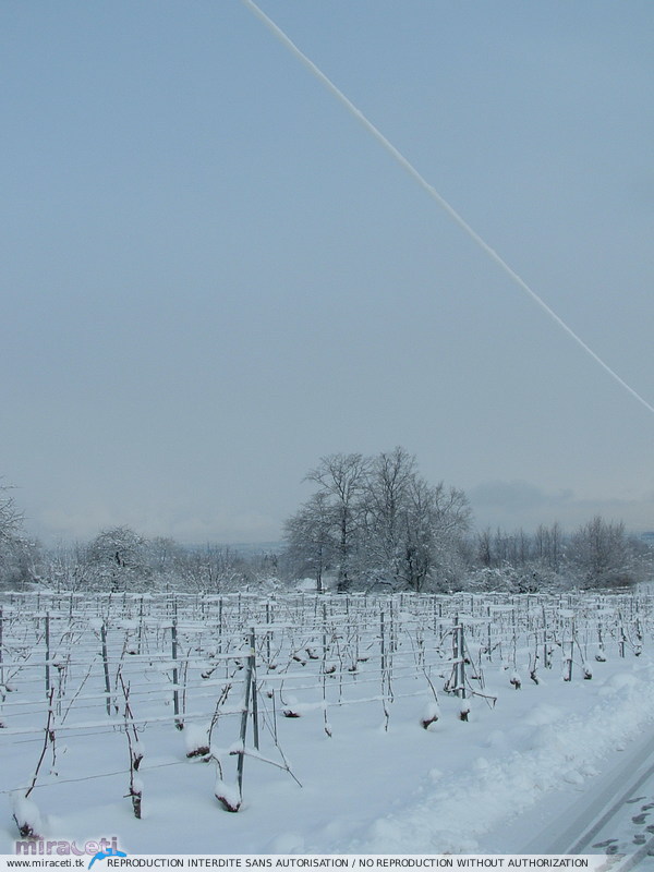 Fortes chutes de neige les 23 et 24 janvier 2007