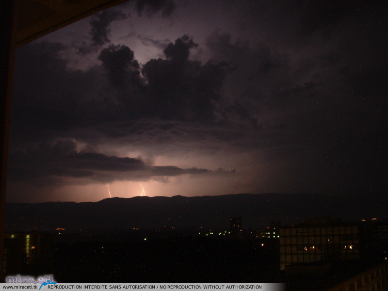 Photo des orages du 24 juin 2005