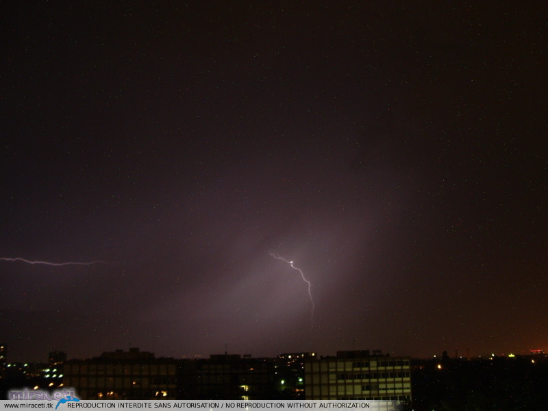 Photo des orages du 24 juin 2005