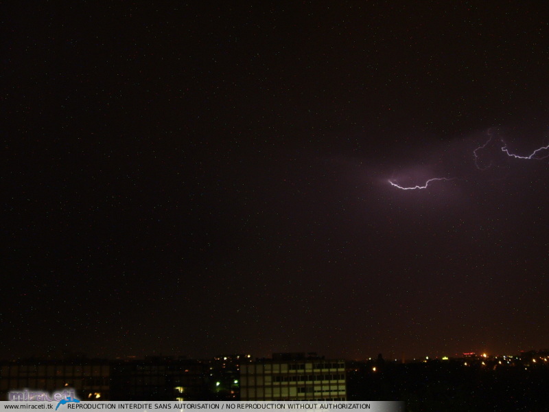 Photo des orages du 24 juin 2005