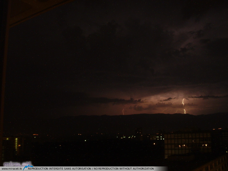 Photo des orages du 24 juin 2005