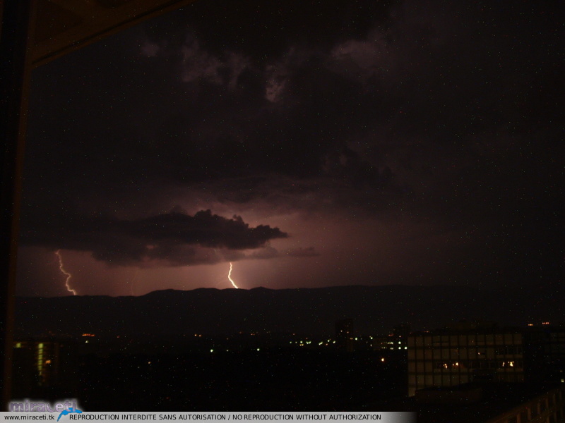 Photo des orages du 24 juin 2005