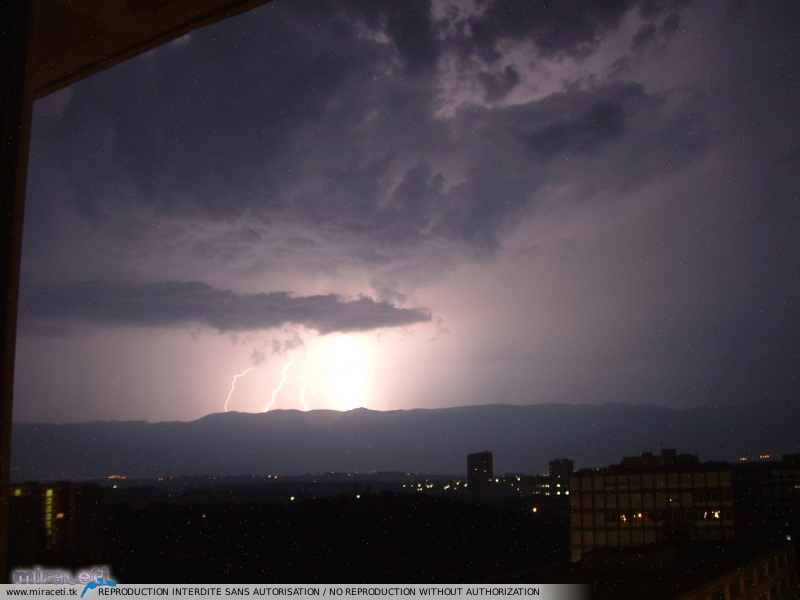 Photo des orages du 24 juin 2005