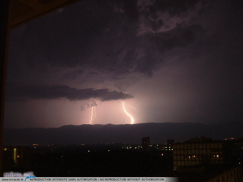 Photo des orages du 24 juin 2005
