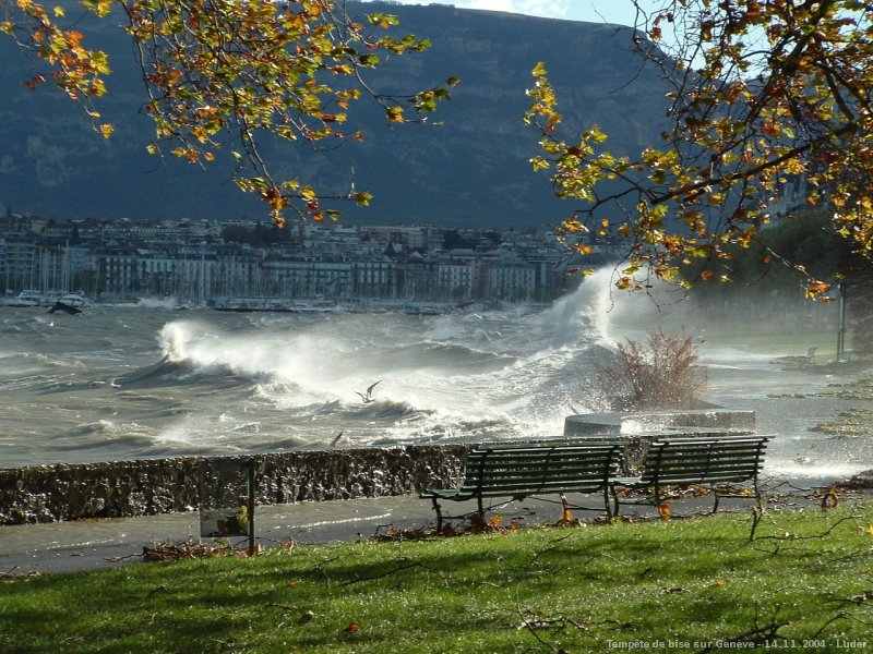 Tempte de bise du 14 novembre 2004