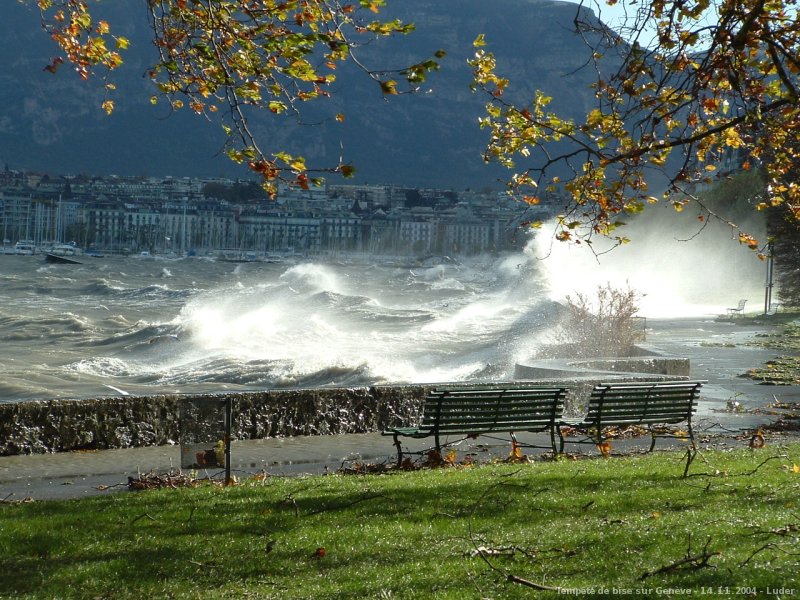 Tempte de bise du 14 novembre 2004