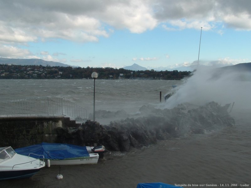 Tempte de bise du 14 novembre 2004